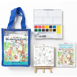Tiny Easel Mini Woodland Art Kit