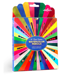 Rainbow Watercolor Pencils 18 Double Sided