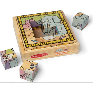 Elephant & Piggie Wooden Cube Puzzle