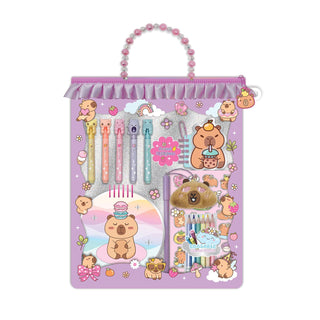 Starry Charmie Stationery - Capybara