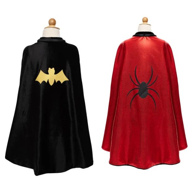 Reversible Spider/Bat Flowing Cape