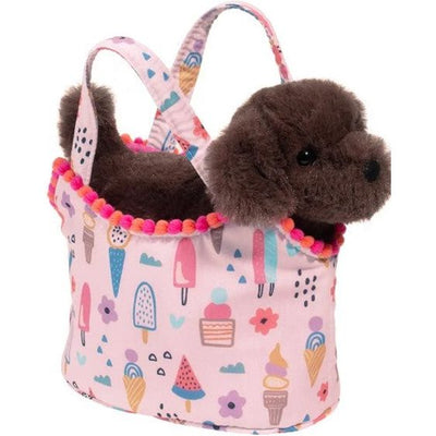 Pet Sak with Puppies Sweet Treat Chocolate Lab