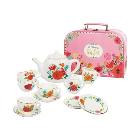 My Porcelain Tea Set w/ Carry Case