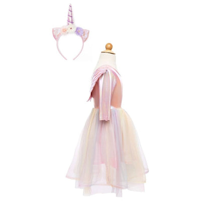 Alicorn Dress with Wings and Heanband Size 3-4