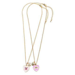 Rainbow Butterfly BFF Necklace