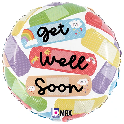 Mylar Balloon Get Well Soon