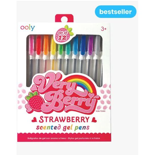 Very Berry Scented Gel Pens - Set of 12