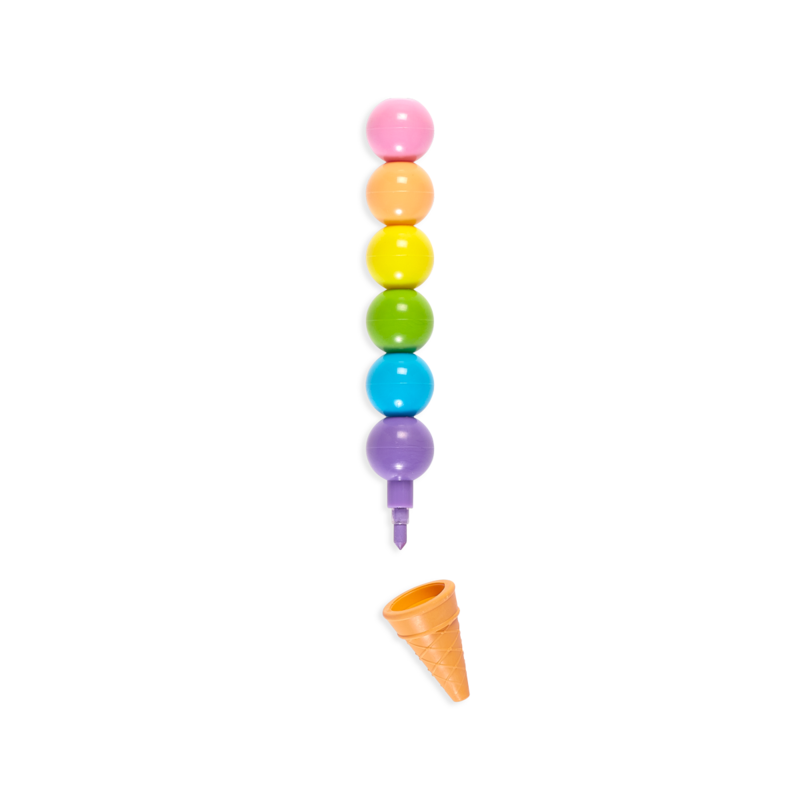 Rainbow Scoops Scented Stacking Crayons