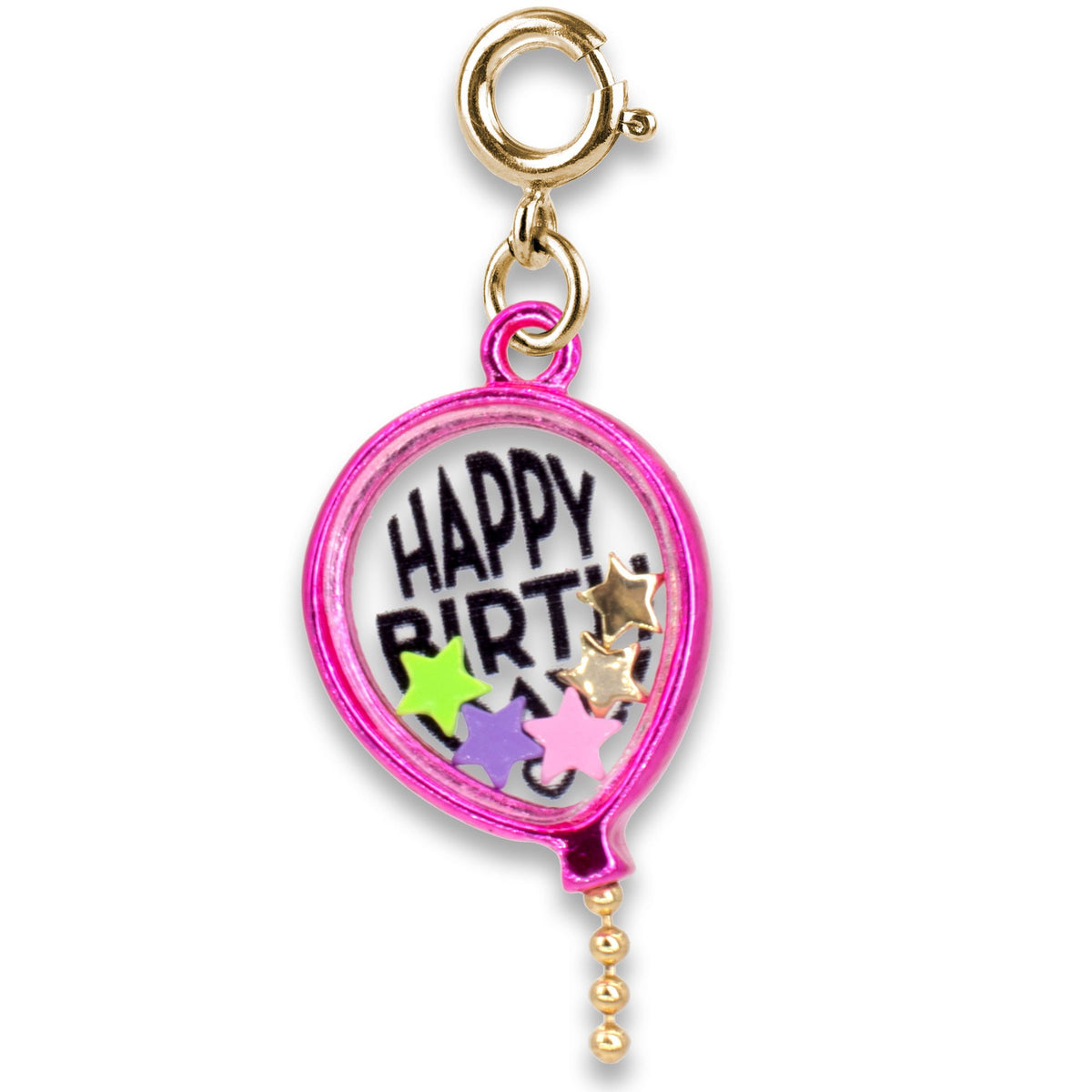 CHARM IT! Charm Gold Birthday Balloon Shaker