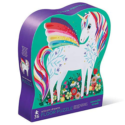 36 Piece Floor Puzzle Unicorn Garden