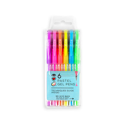 Gel Pens 6 Pack Pastel