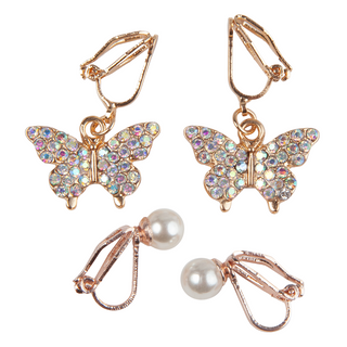 Boutique Butterfly Clip-On Earrings
