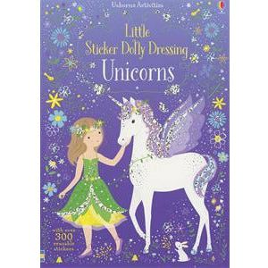 Little Sticker Dolly Dressing Books Unicorns