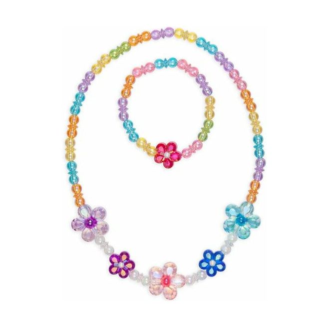 Blooming Beads Necklace & Bracelet Set