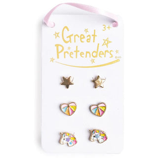 Boutique Cheerful Studded Earrings, 3 sets 