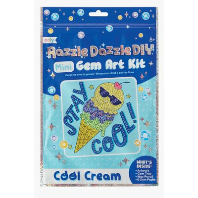 Razzle Dazzle D.I.Y. Mini Gem Art Kit Cool Cream