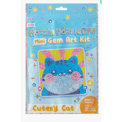 Razzle Dazzle D.I.Y. Mini Gem Art Kit Cutesy Cat