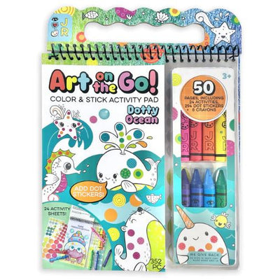 Art on the Go Dotty Ocean