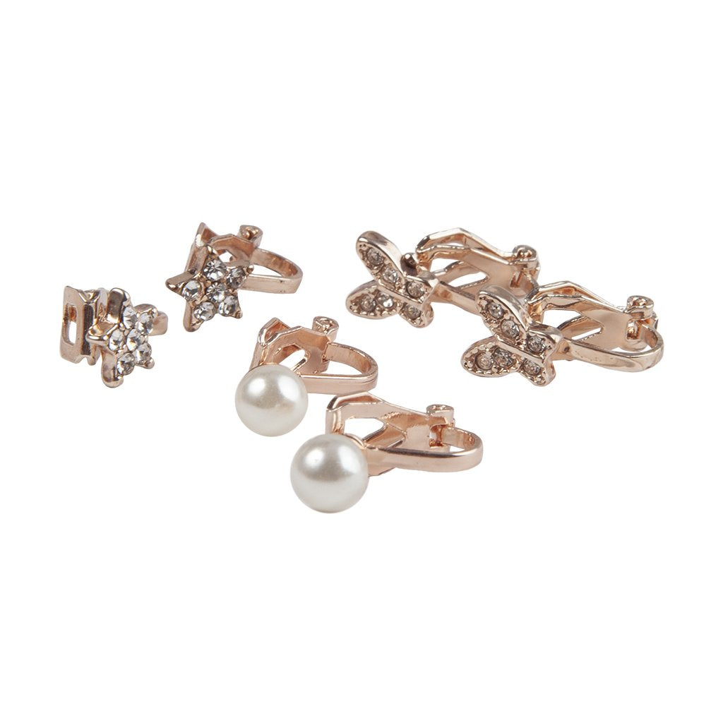 Boutique Dazzle Clip on Earrings