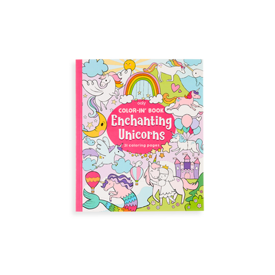 Color-In' Books Enchanting Unicorns