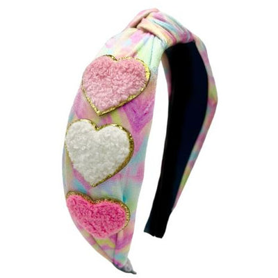 Varsity Knot Headband Heart
