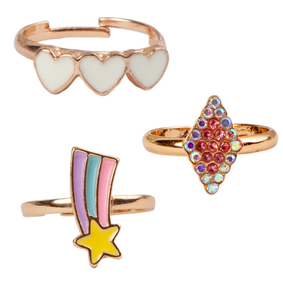 Boutique Jewelry Ring Sets Heart Star Rings