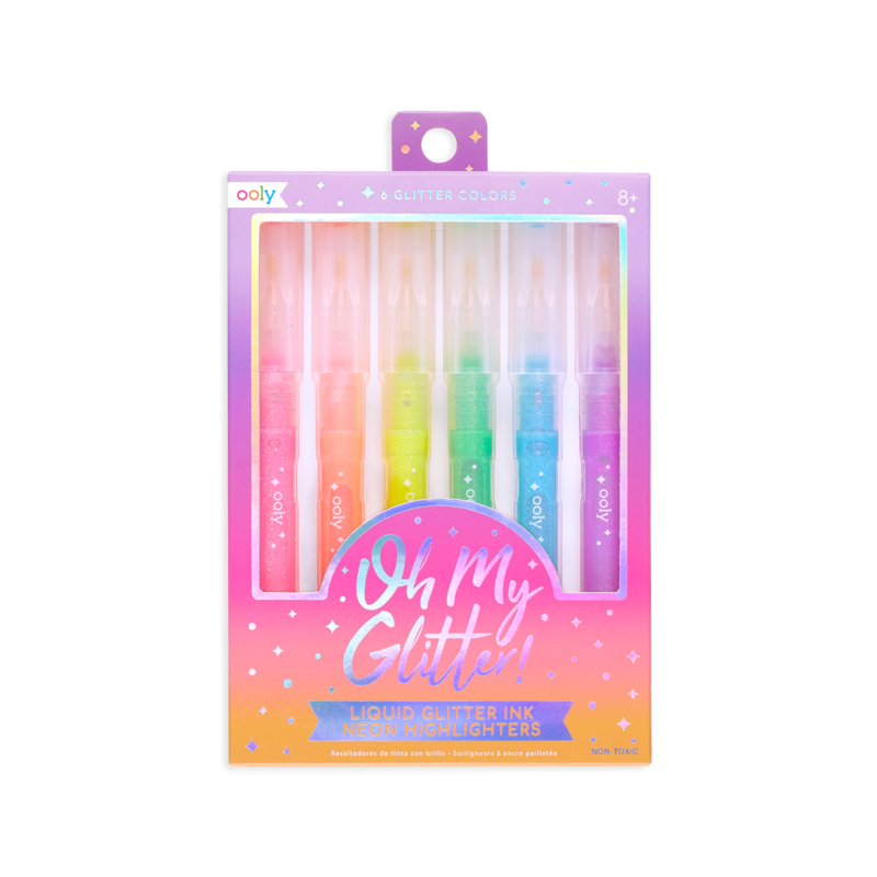 Oh My Glitter Highlighters - Set of 6