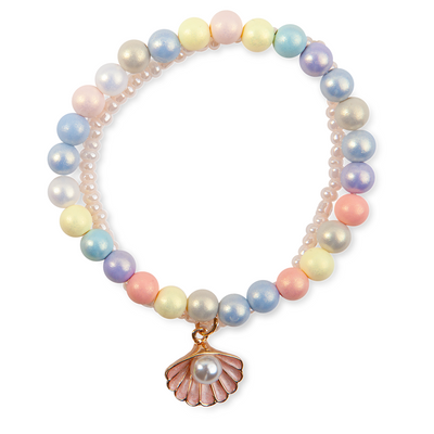 Boutique Pastel Shell Jewelry Bracelet