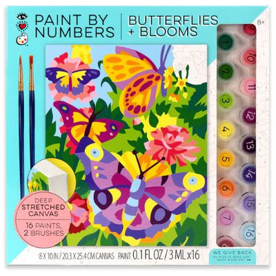 Paint By Number Butterflies & Blooms