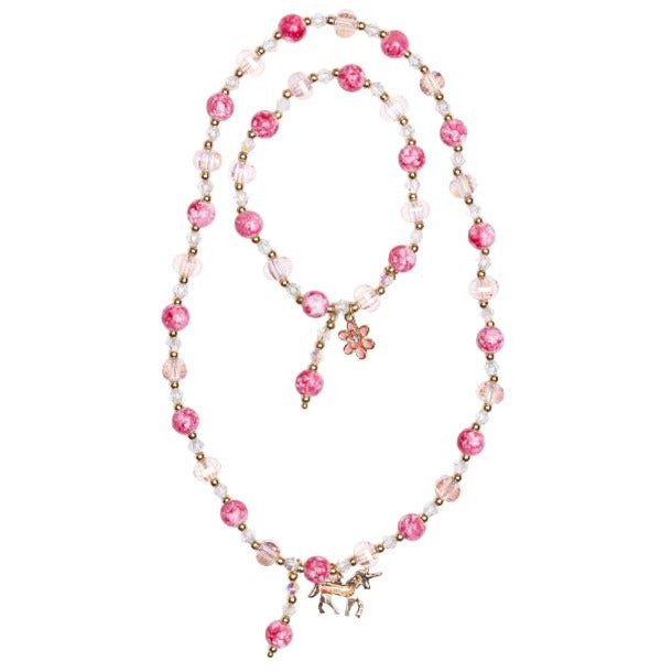 Boutique Pink Crystal Necklace