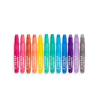 Rainbow Sparkle Metallic Gel Crayons