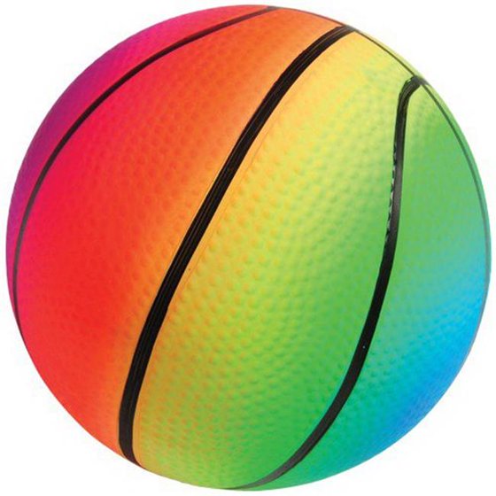 Sports Design Neon Mini Rubber Basketball