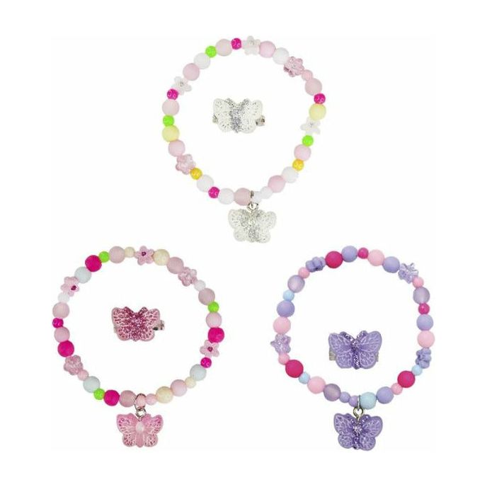 Sparkle Butterfly Bracelet & Ring Set