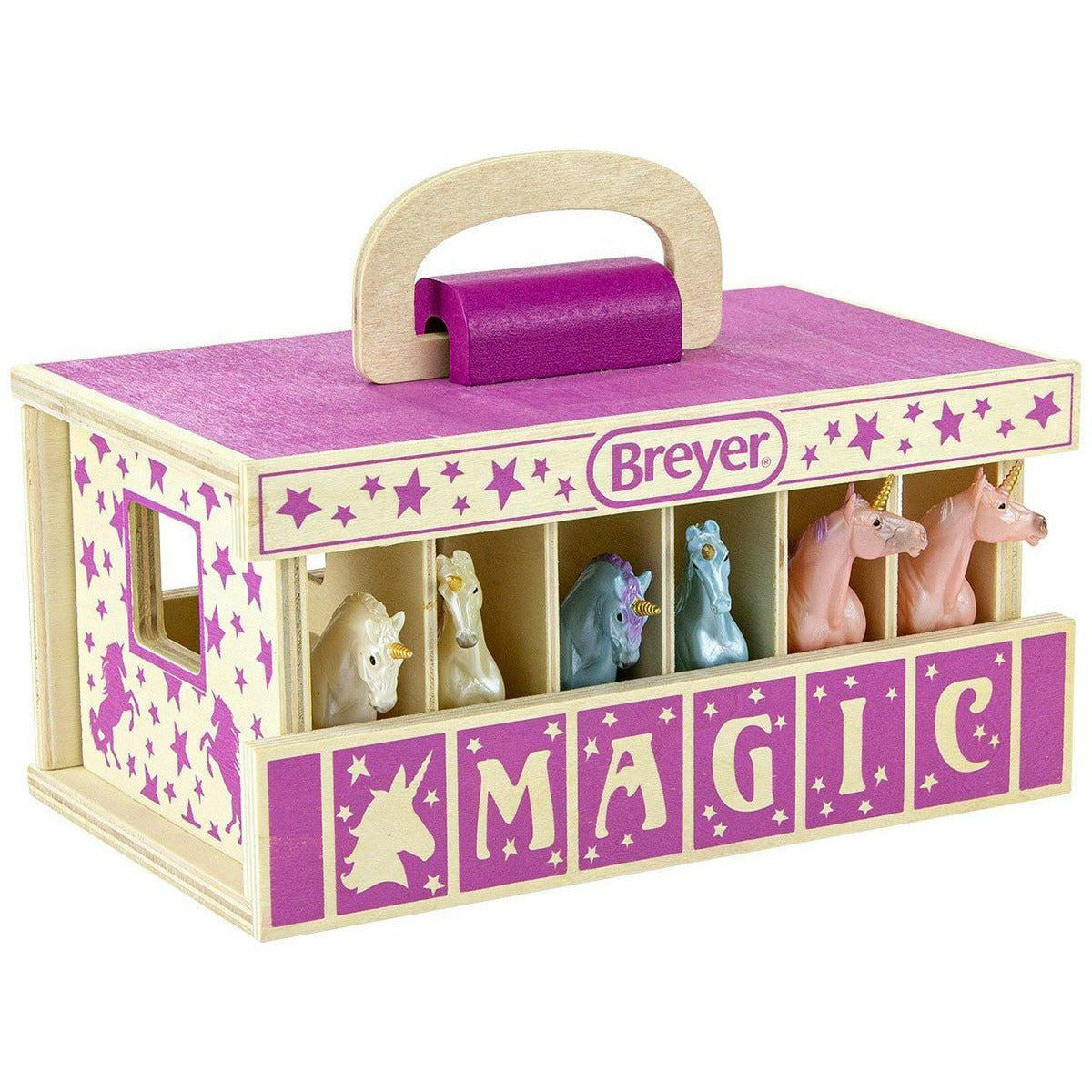 Unicorn Magic Wooden Stable Playset