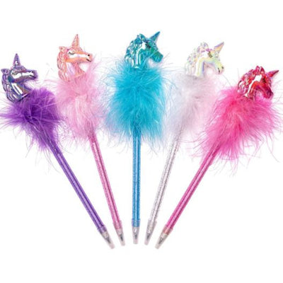 Fluffy Pen Iridescent Unicorn