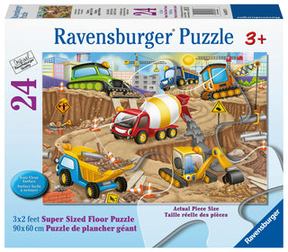 Construction Fun 24 pc Floor Puzzle 