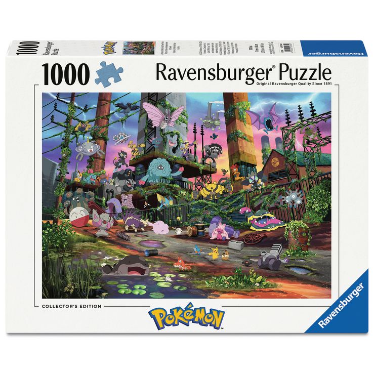 Pokémon Jolteon Reclaimed Power Plant 1000 Pc Puzzle