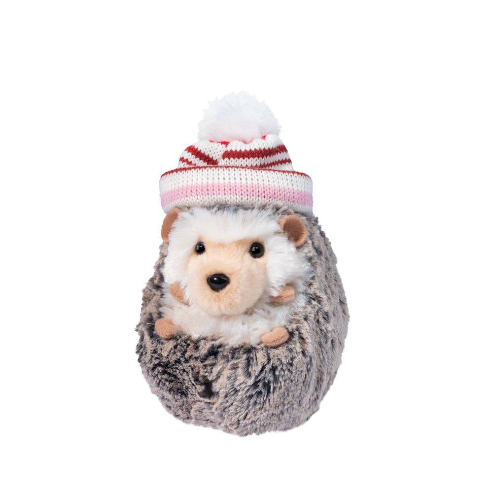Spunky Hedgehog with Winter Hat