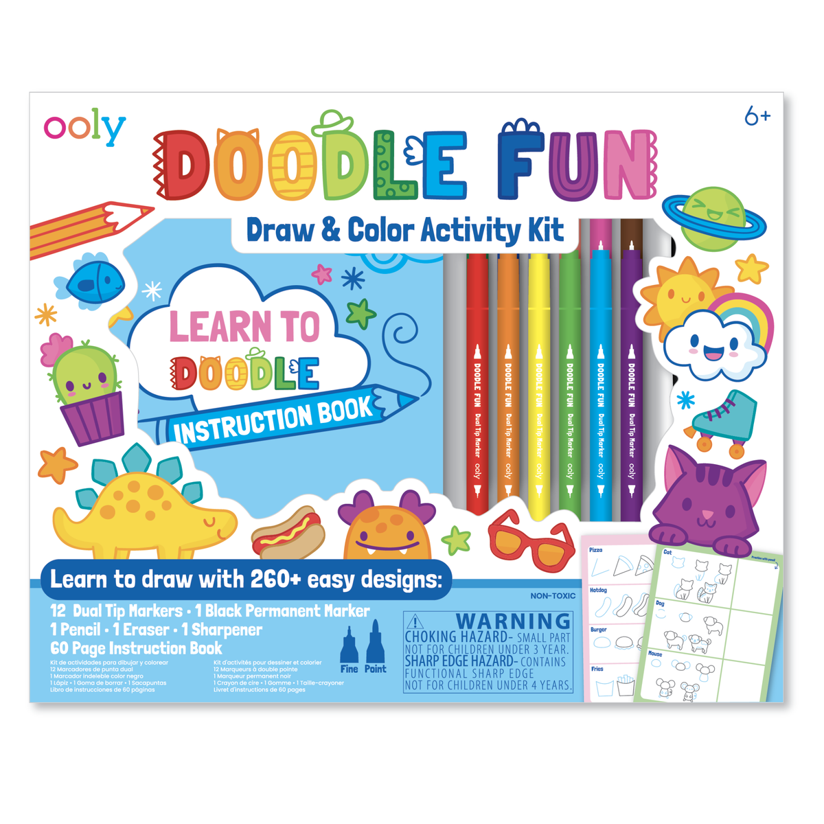 Doodle Fun: Draw & Color Activity Kit