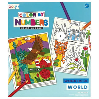 Color By Numbers Coloring Book - Wonderful World 