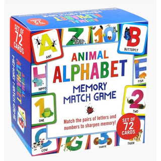 Animal Alphabet Memory Match Game 