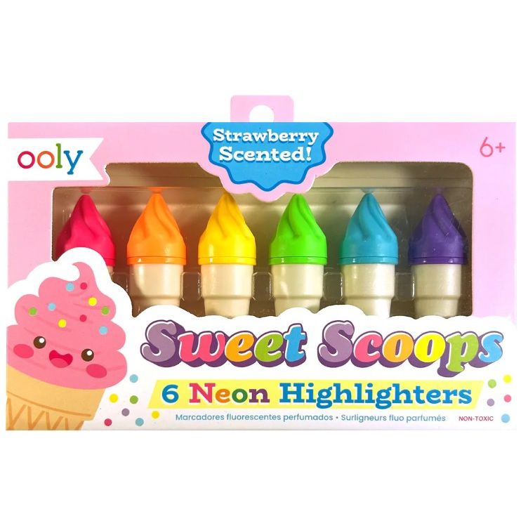 Sweet Scoops Scented Neon Highlighters