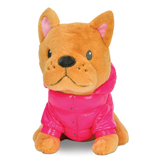 Dog in a Puffer Plush 