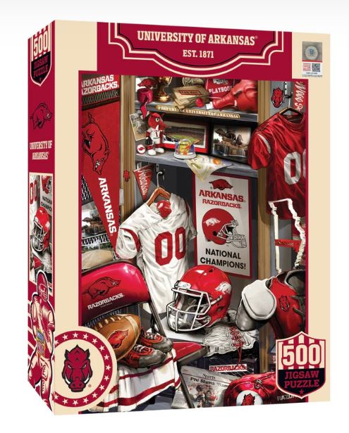 Arkansas Razorbacks Locker Room - 500 pc