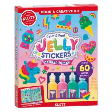 Paint & Peel Jelly Stickers: Glitter Goals