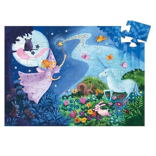 Silhouette Fairy & Unicorn 36 pc Puzzle 