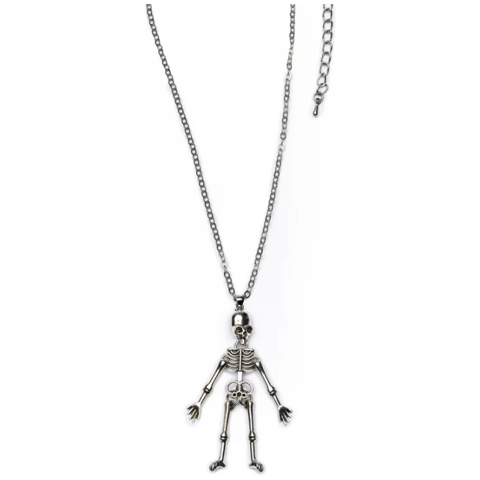 Spooky Scary Skeleton Necklace