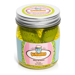 Shimmery Pickle Clear Slime 