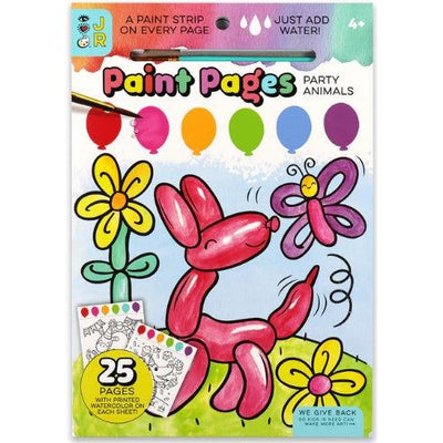 Paint Pages Party Animals