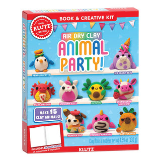 Air-Dry Clay Animal Party! 